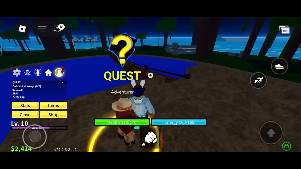 I played blox fruits and got light fruit. Episode #1