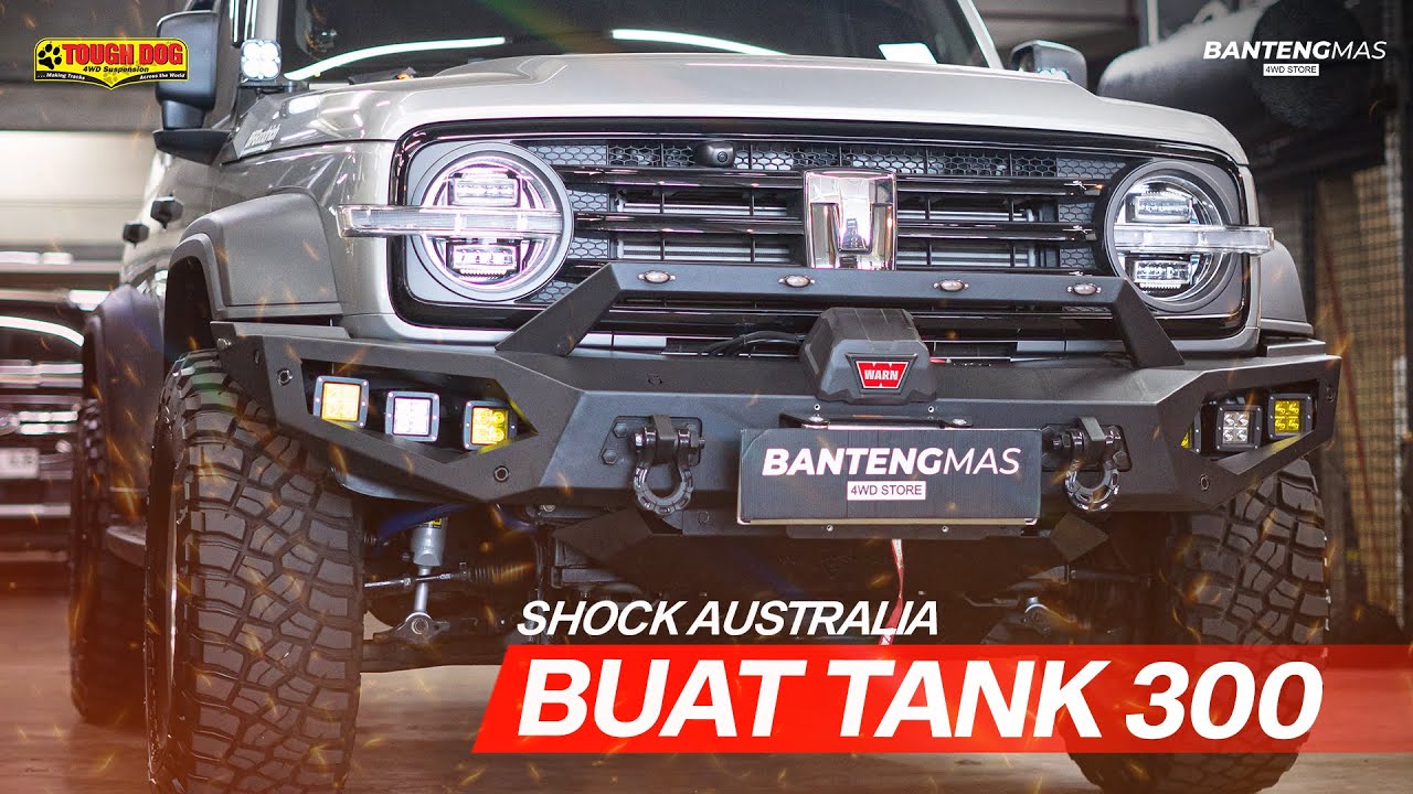 GWM TANK 300 GANTI SHOCK YANG DIRANCANG BUAT MEDAN BERAT ?