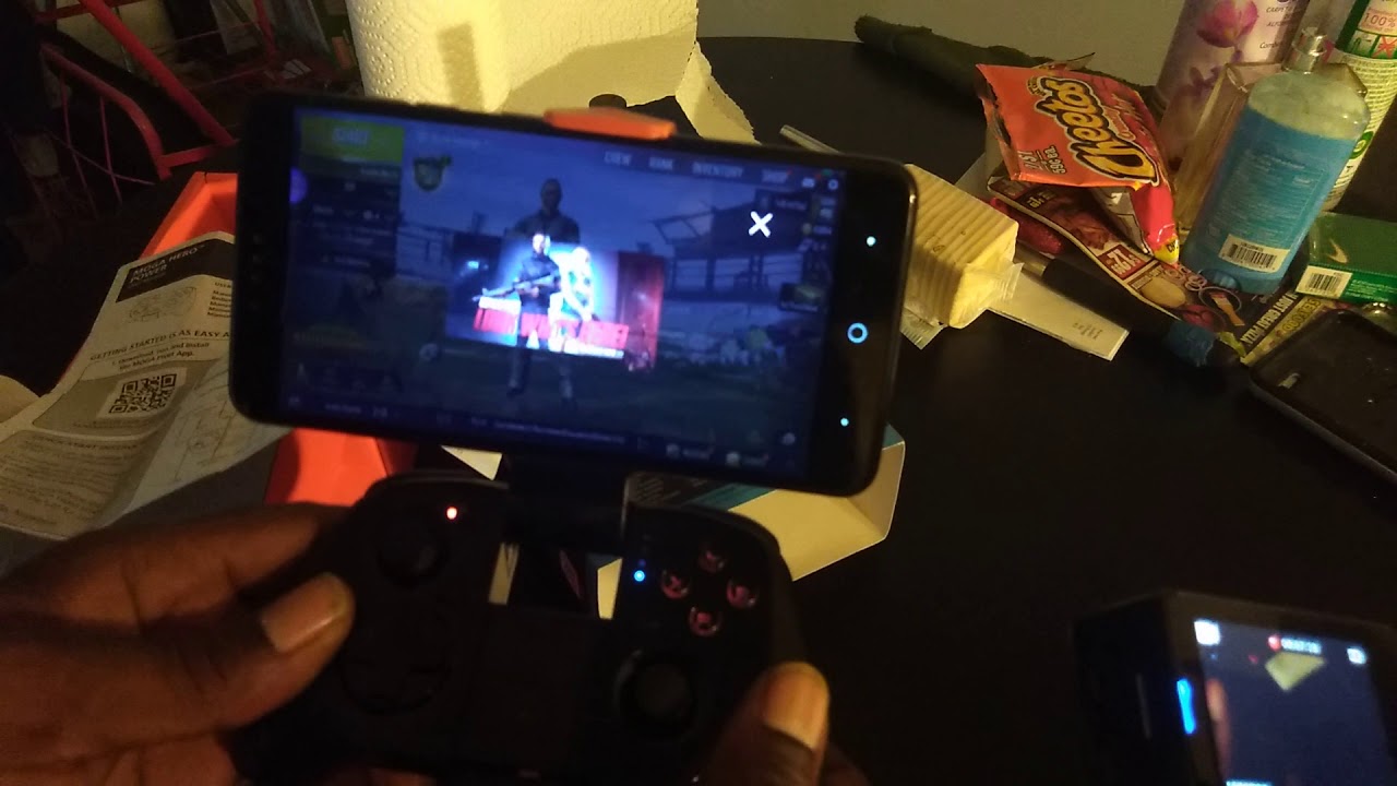 PUGB mobile battlegrounds with Moga Hero Power Bluetooth controller setup&gameplay