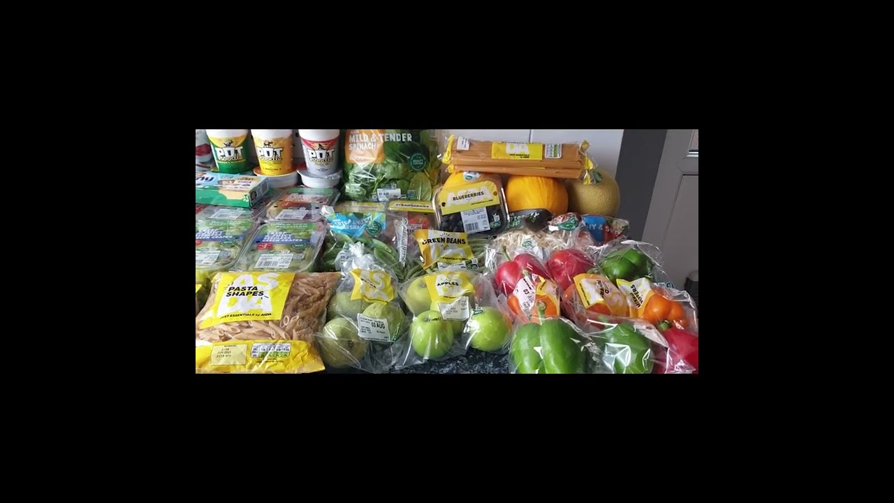 Asda top up haul for family of 6 and preping the pantry for winter