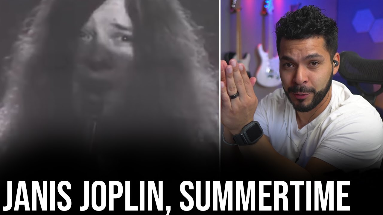 My first time listening Janis Joplin was SO SATISFYING... Summertime (Reaction!)