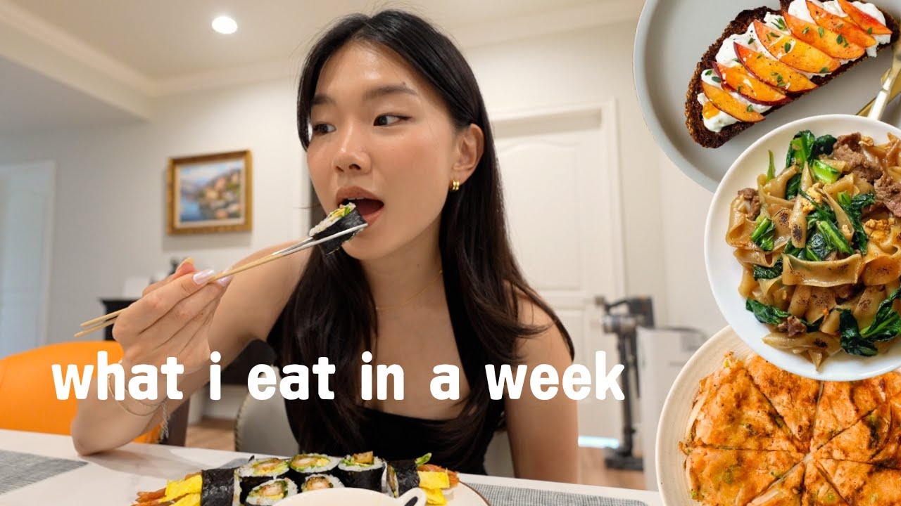 what i eat in a week (simple home cooked meals)