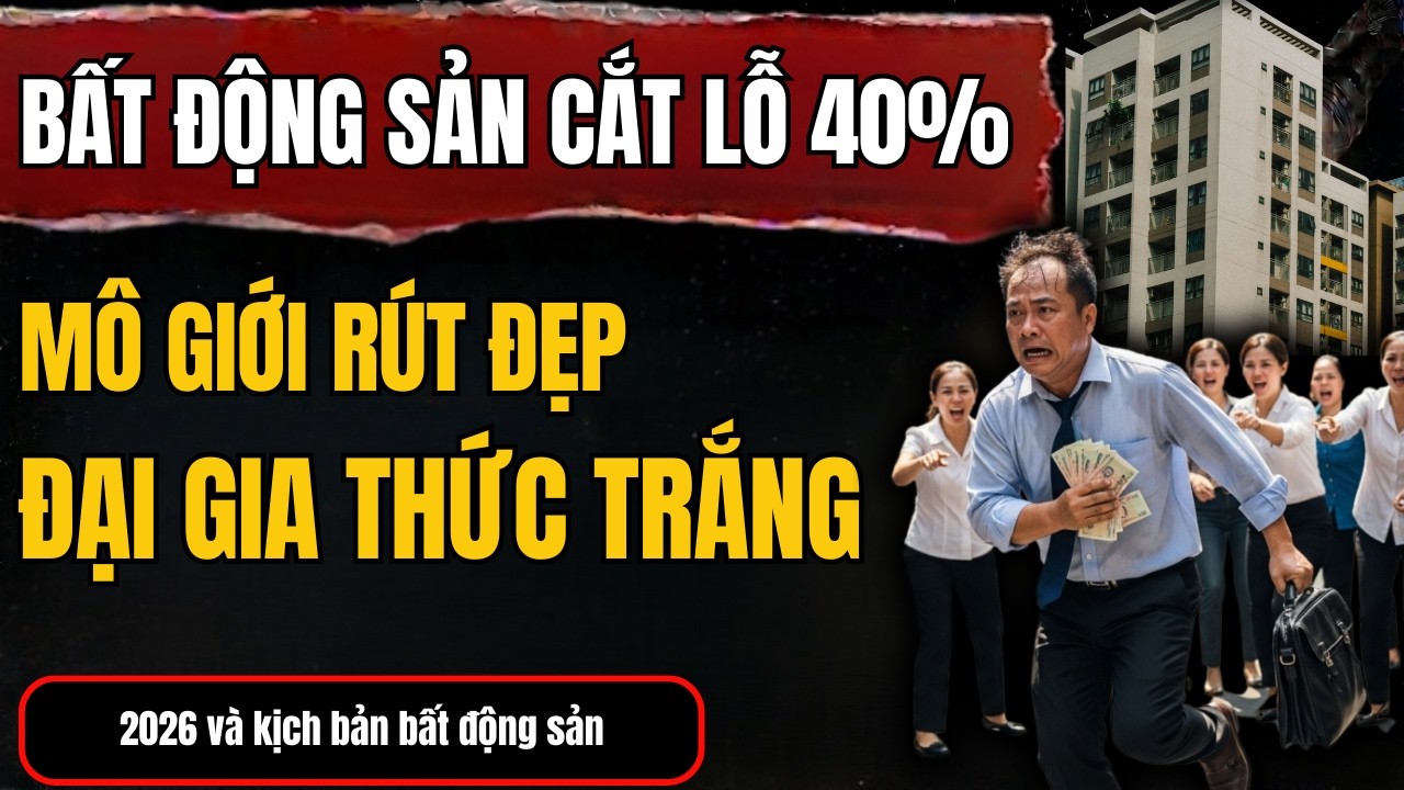 Bất Động Sản T3/2026: Vỡ Nợ Hàng Loạt, CẮT LỖ 40% Không Ai Mua!