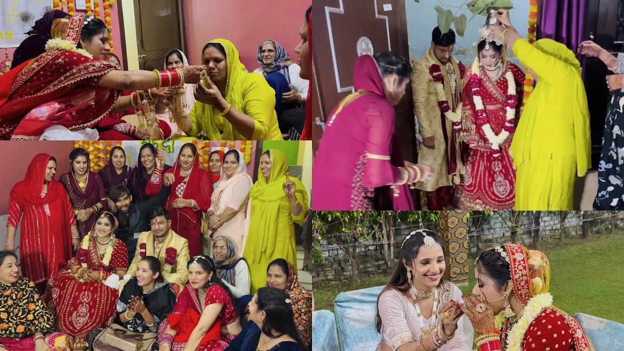 Bhabhi का घरपे grand welcome किया 😍 #bhaikishaadi #brothermarrige #kanikaranavlogs