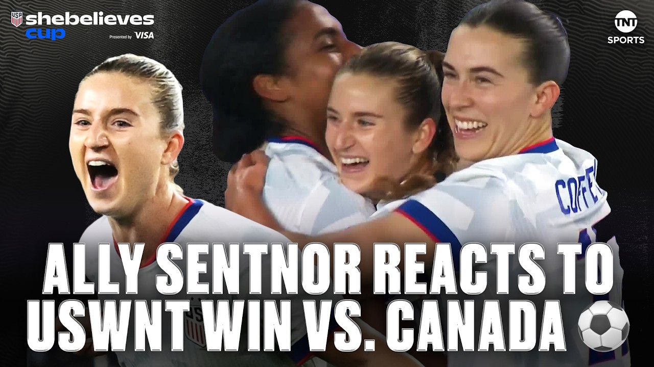 Ally Sentnor & the USWNT are One Win Away From Being 2026 SheBelieves Cup Champions 🇺🇸🏆