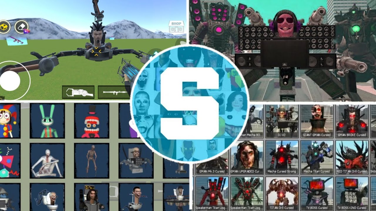 Nextbots In Playground Update 2.3.3 All Upgraded Dj Skibidi Toilet Skibidi Toilet Titanium Gameplay