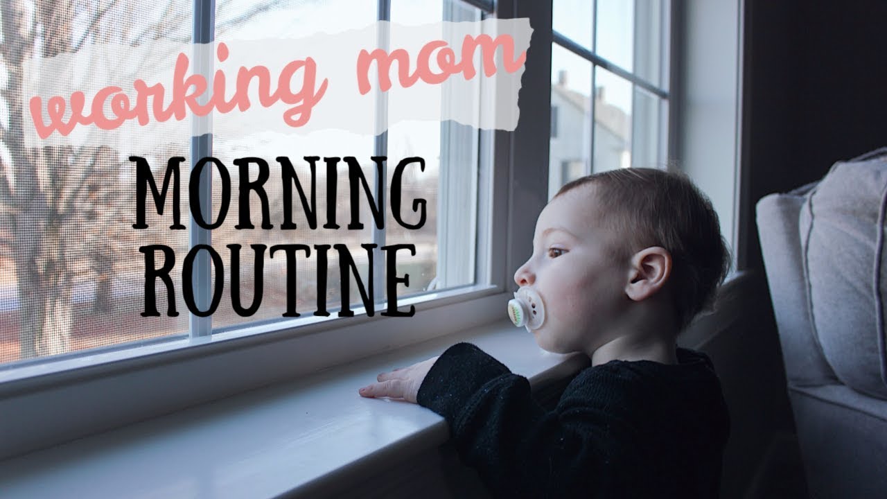 MORNING ROUTINE OF A WORKING MOM 2019 // HOW TO LEAVE ON TIME WITH A TODDLER // CATHERINEELAINE