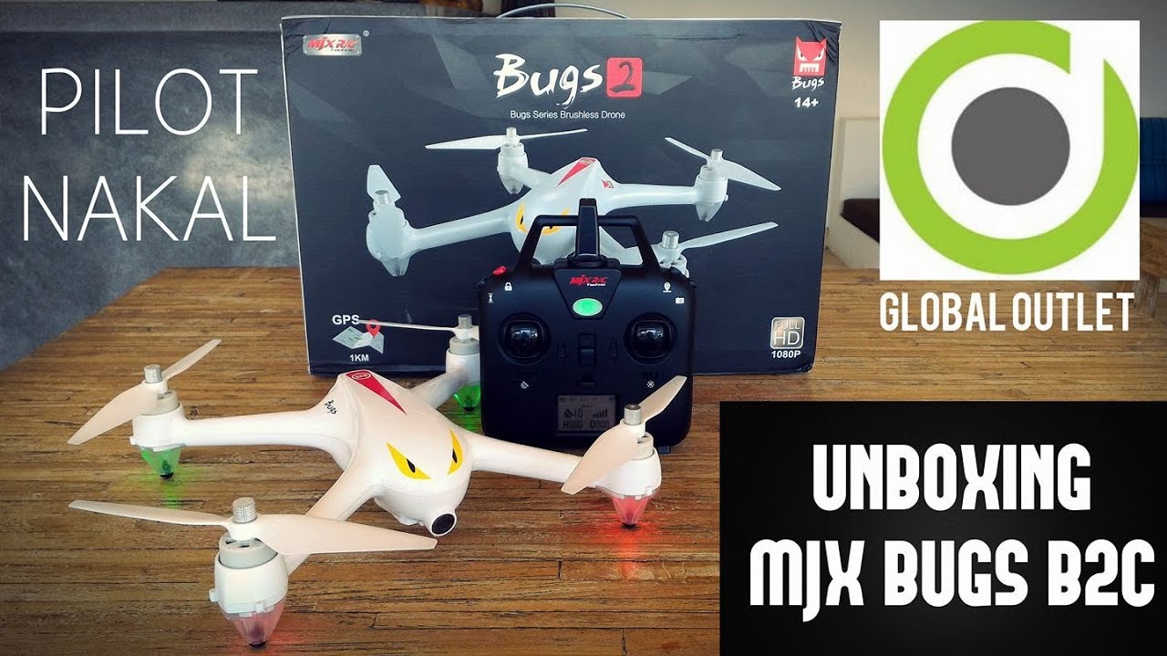 Unboxing MJX Bugs 2 B2C GPS 1 kilometer Non WIFI FPV