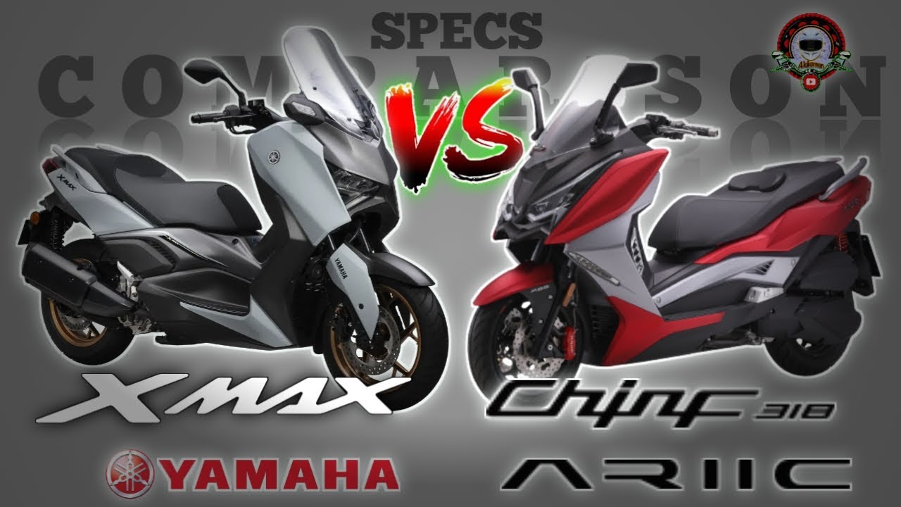 YAMAHA XMAX 300 vs ARIIC CHIEF 318 SPECS COMPARISON