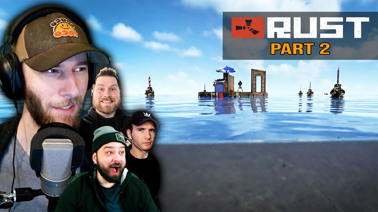 RUST Part 2: THIS WIPE IS CURSED ft. chocoTaco, Quest, Reid, & Halifax