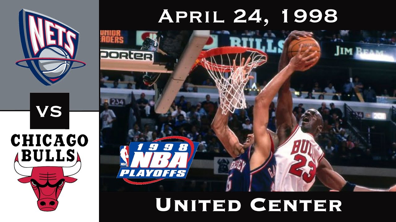 Full Game: Jordan's 39-Point Overtime Duel vs. Nets | 1998 NBA Playoffs (April 24, 1998)