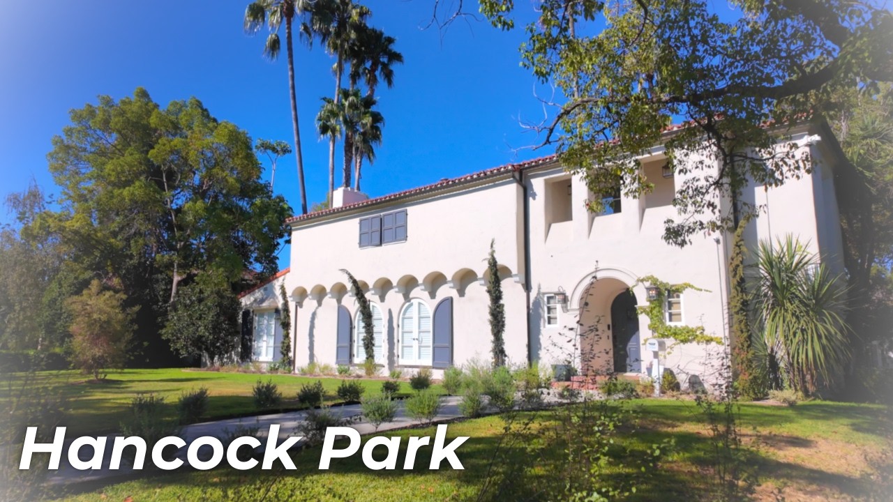 Early Fall Walk in Hancock Park | Mansions and Manicured Gardens in Wealthy Los Angeles Neighborhood