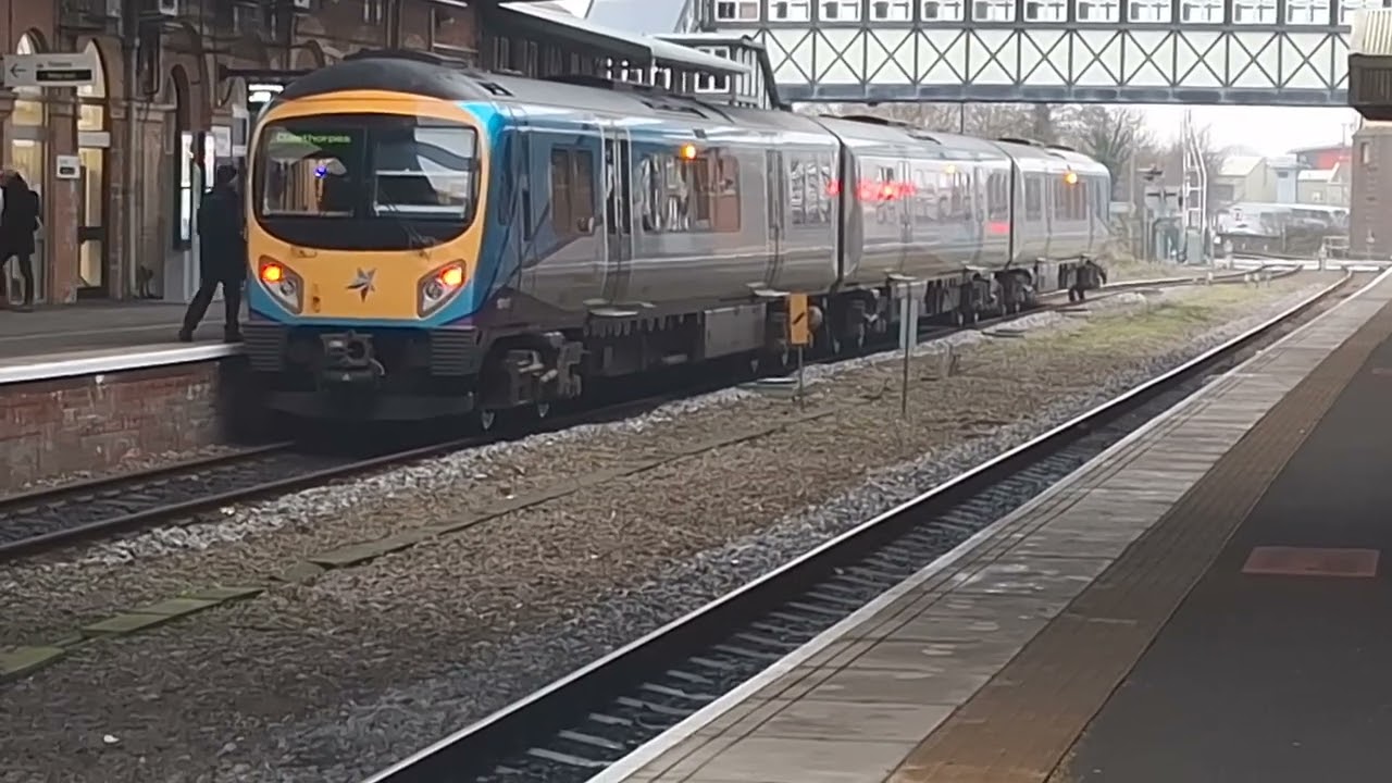 TPE Class 185 Arriving And Departing Grimsby Town 