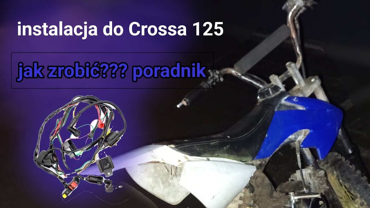 jak zrobić instalacje elektryczną w crossie 110/125 *loncin*kxd*wiązka*