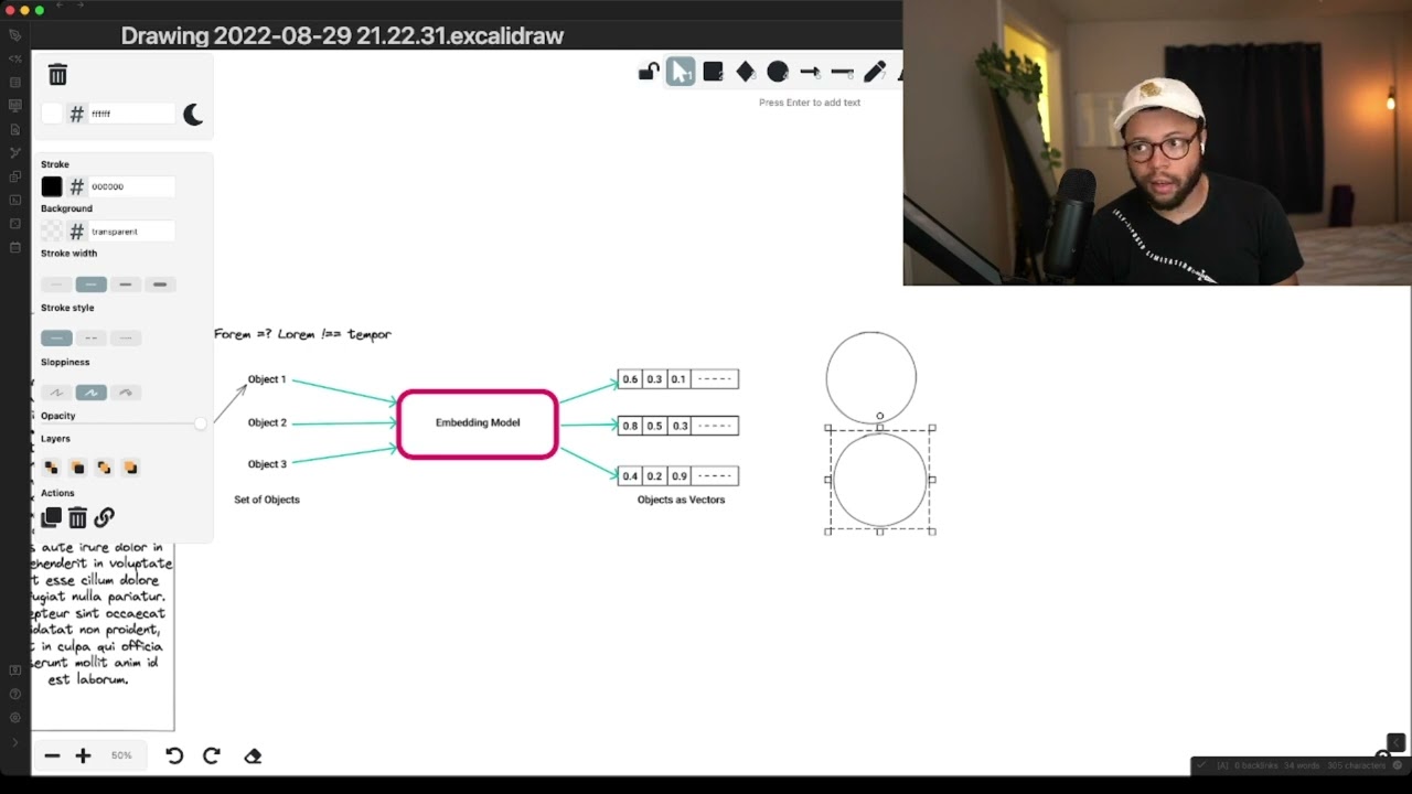 Failing at Drawing a Database in Obsidian Excalidraw