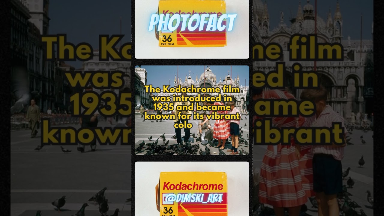 The Kodachrome film era.                                                       #facts #photo #shorts