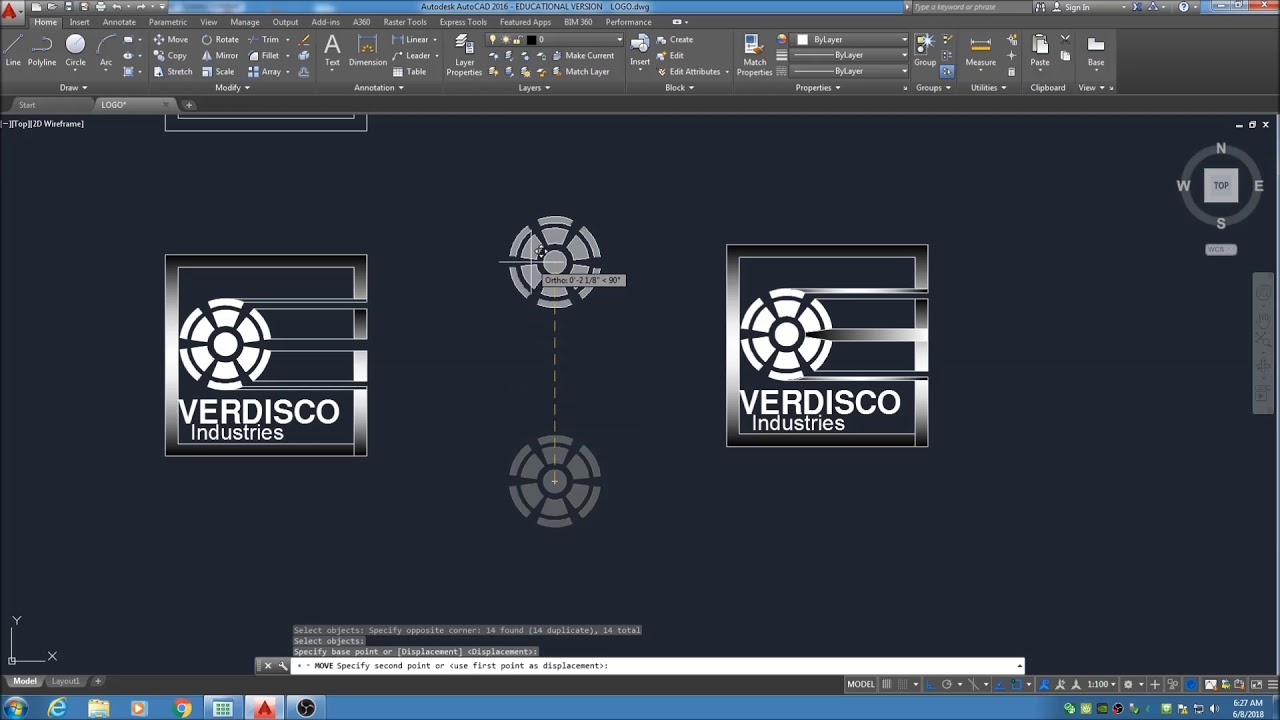 Creating a Logo in AutoCAD