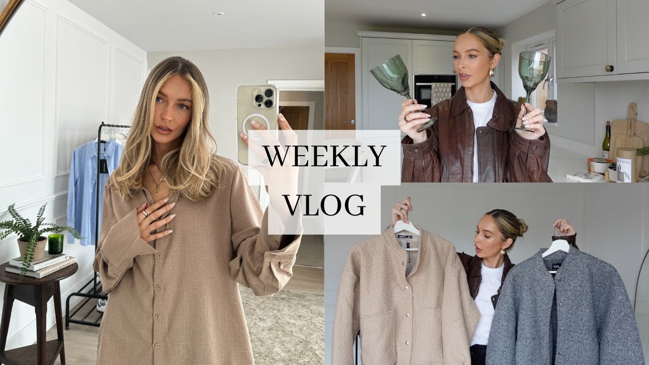 WEEKLY VLOG: HOMEWARE HAUL, HAIR TUTORIAL & VIRAL FASHION DUPES