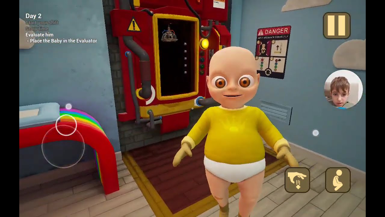 BENJAMIN IS TRYING SOME FUN GAMES WITH HIS BROTHER
