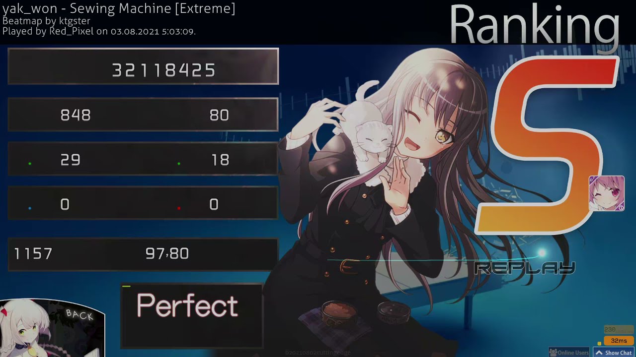 yak_won - Sewing Machine +DT 97.80% first FC
