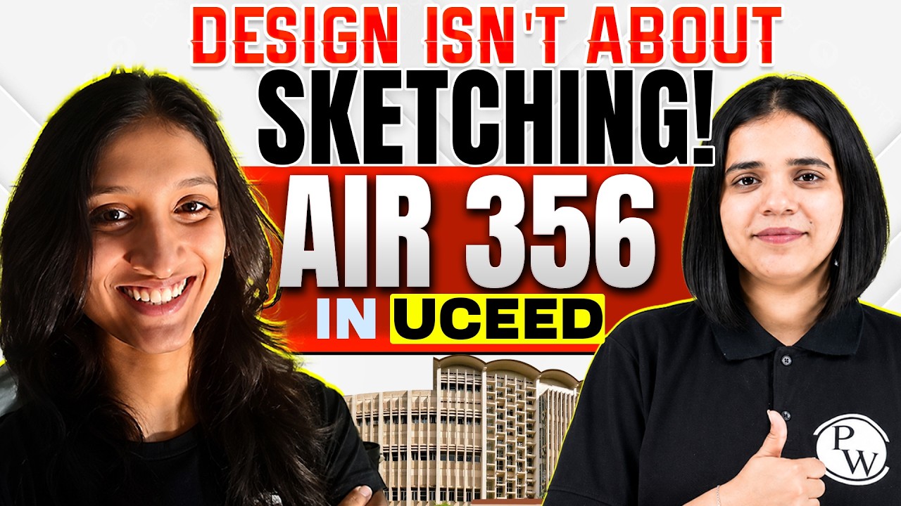 NID, UCEED & NIFT Preparation Strategy 2027 | AIR 356 UCEED Journey, Mistakes & Success Tips