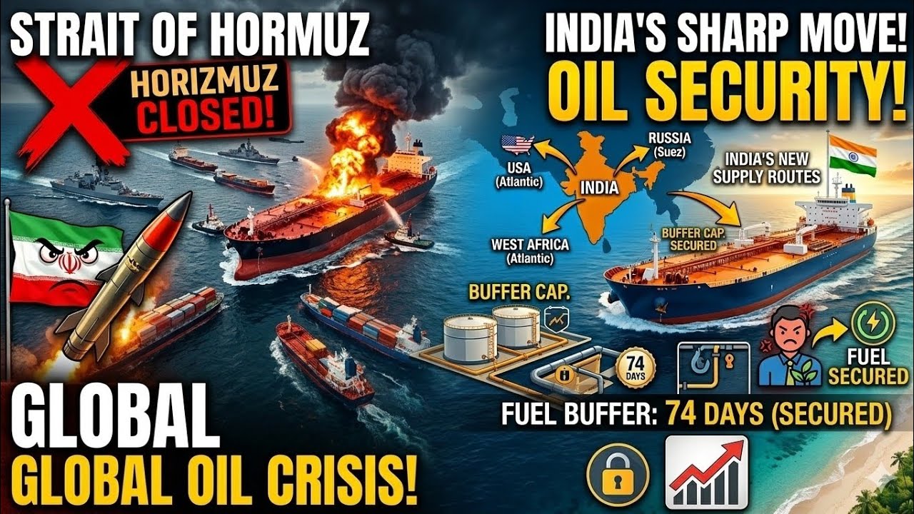  Oil Crisis? Why India Is Searching for Alternative Crude Supplies | Strait of Hormuz Explained