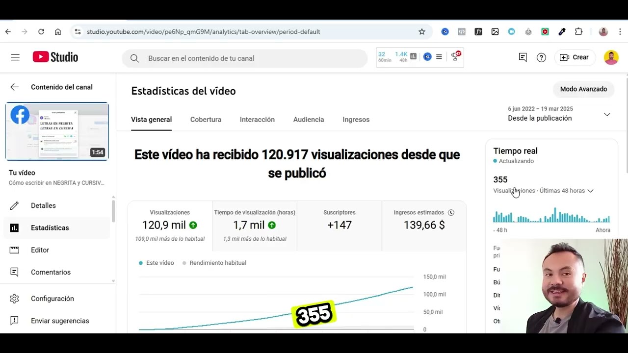 Cuánto se gana en YouTube con 1,000, 10,000 y 100,000 vistas