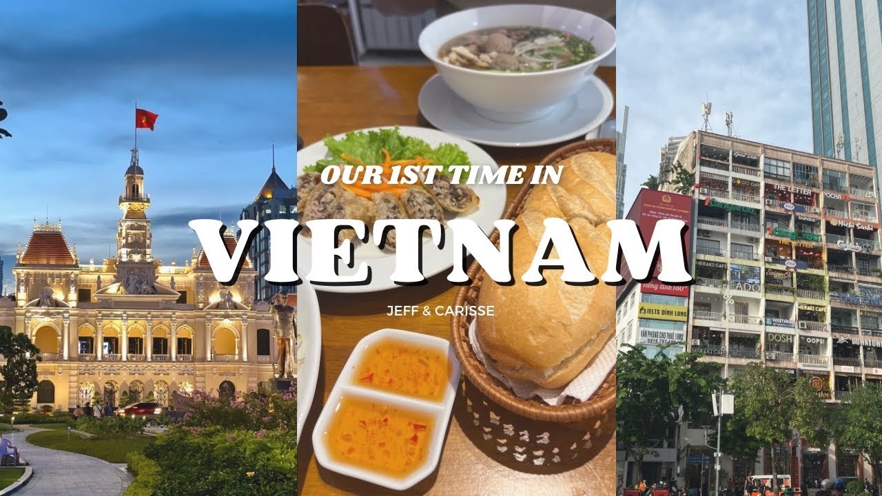 Vietnam Vlog - Day 1: Our 1st time in Ho Chi Minh, Pizza 4Ps, Ben Thanh Market, Trying Banh Mi & Pho