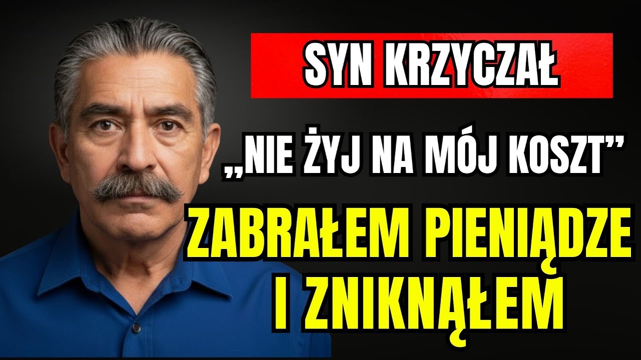 KRZYCZAŁ, ŻEBYM NIE ŻYŁ NA JEGO KOSZT… TEJ SAMEJ NOCY ZABRAŁEM PIENIĄDZE I ZNIKNĄŁEM