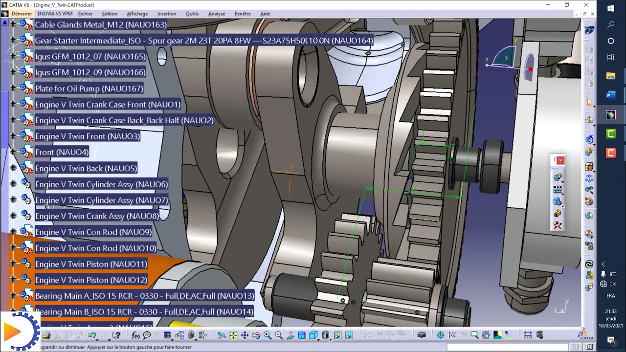 CATIA tutorial  - DMU kinematics