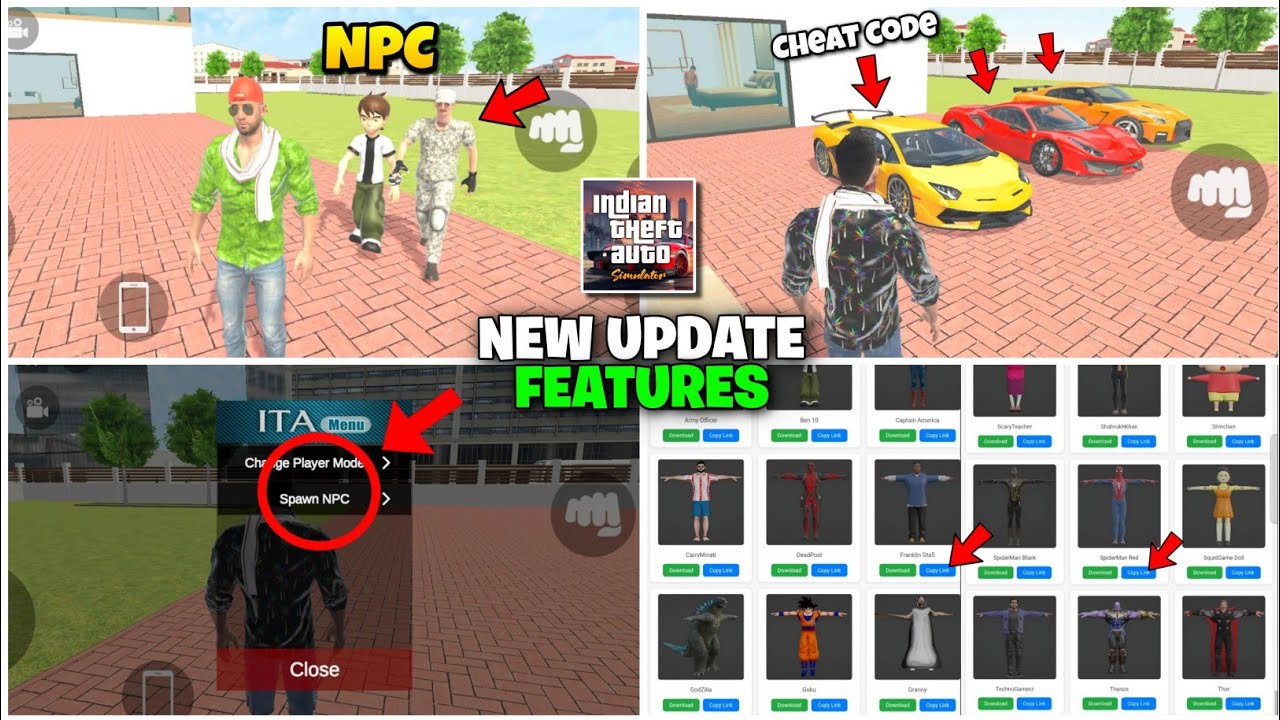 आ गया Update 🤩 indian Theft Auto New Update + ITA MENU New Features | KXP VINEET YT