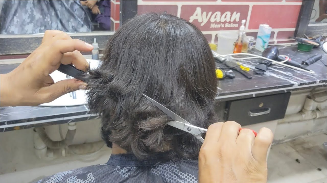 ASMR Barber 2 years long hair insane transformation With scissors 