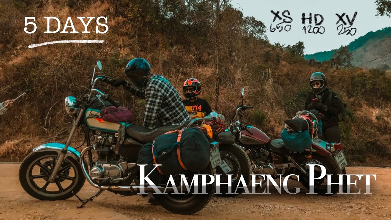 5 Days Kamphaengphet Run 2020 | เที่ยวกำแพงเพชร ขี่ช๊อปเปอร์ ขึ้นน้ำตกเต่าดำ