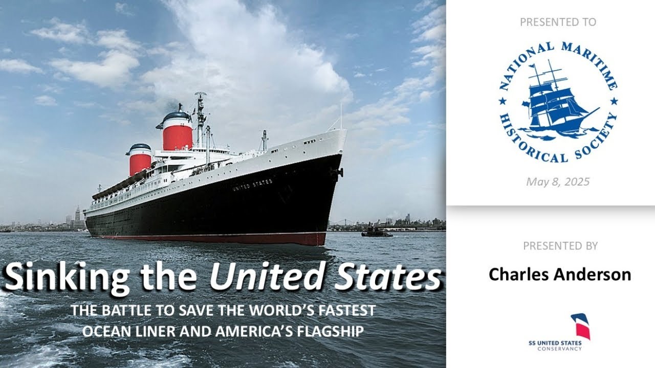 Sinking the SS United States: Battle to Save the World’s Fastest Ocean Liner with Charles Anderson