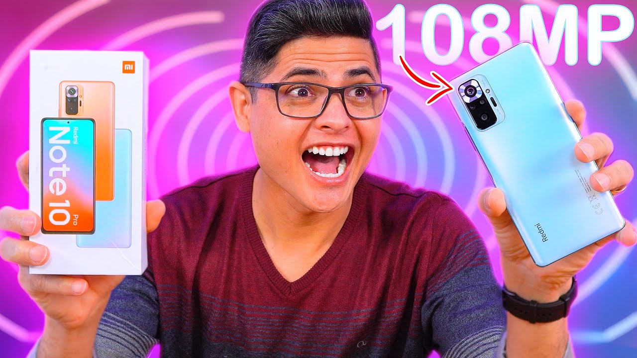 CHEGOU! Redmi Note 10 PRO, o novo QUERIDINHO da XIAOMI com 108MP? 😱 Unboxing e Impressões