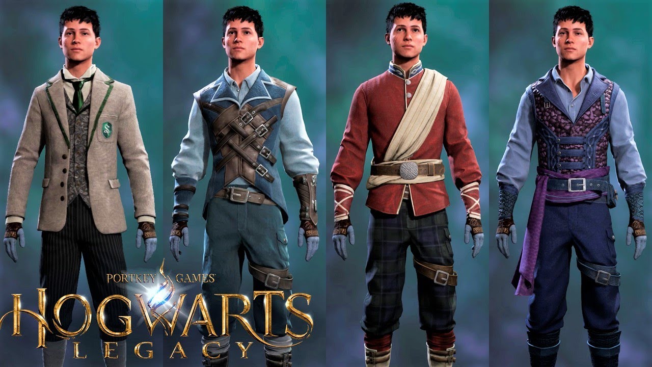 Hogwarts Legacy | All Outfit Appearance, Flying Mounts, Broom, Wand Handles in 4K Showcase | 2023