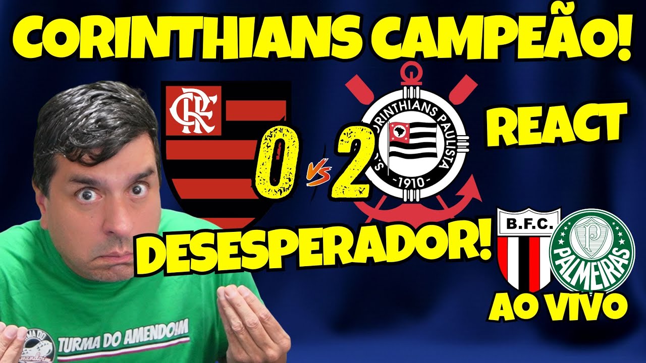 PÓS-JOGO | FLAMENGO 0X2 CORINTHIANS | SUPERCOPA BR | AO VIVO | BOTAFOGO-SP X PALMEIRAS | PRÉ-JOGO