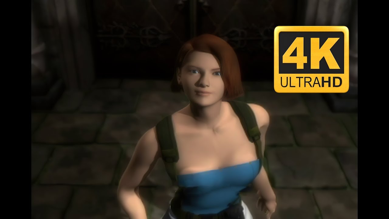 Resident Evil 3 Clock Tower Scene 4k Remastered with Machine Learning AI