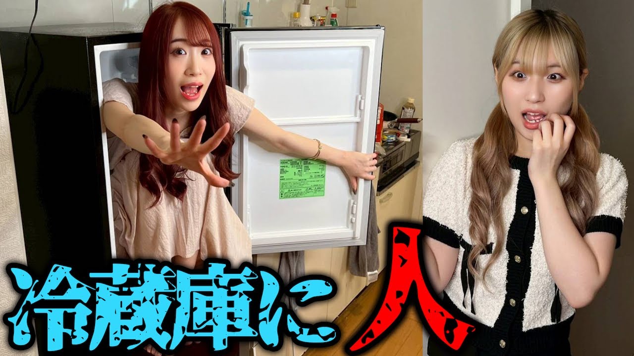 【恐怖】冷蔵庫に人がいるドッキリが一番怖い説ww