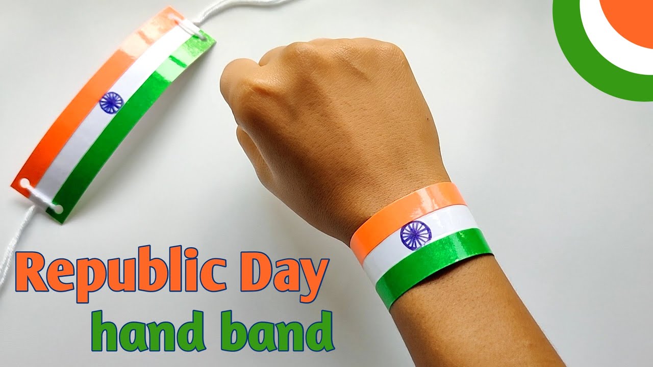 Republic Day Hand Band || Tricolour Hand Band || Republic Day Special Craft Idea