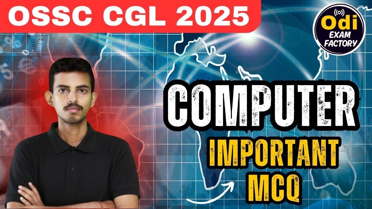 Computer  OSSC CGL Prelims  | Top MCQ #ossc #reasoning