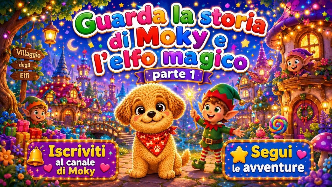 Moky e l’elfo magico #elfo #natale #storieperbambini #cristmas 