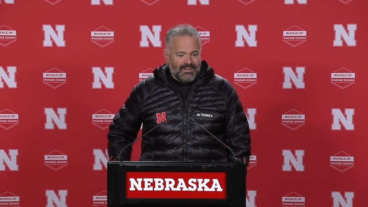 Nebraska Football: Matt Rhule Iowa postgame press conference