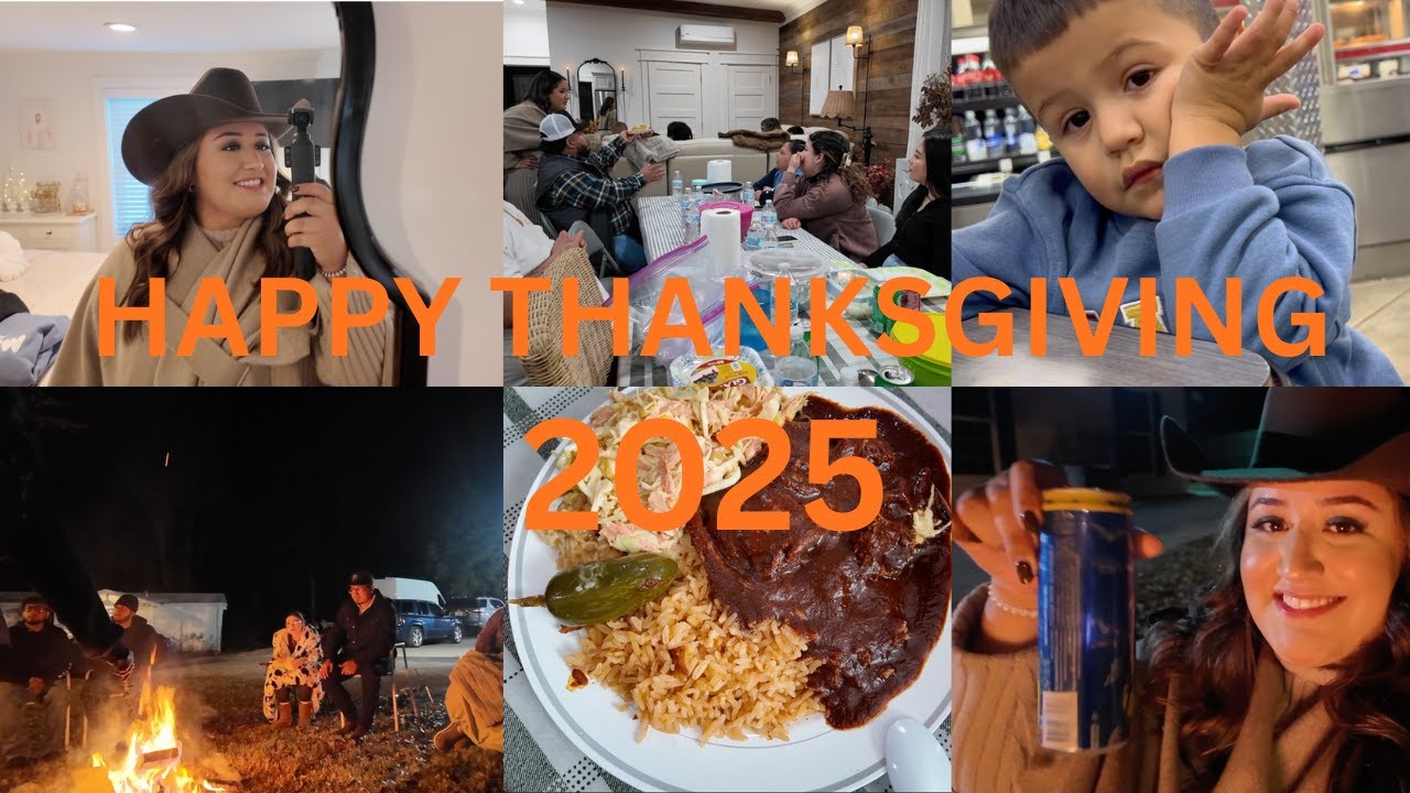 ESTA FUE NUESTRA CENA DE ACCION DE GRACIAS 🦃🧡Y EL  RECALENTADO🍽️