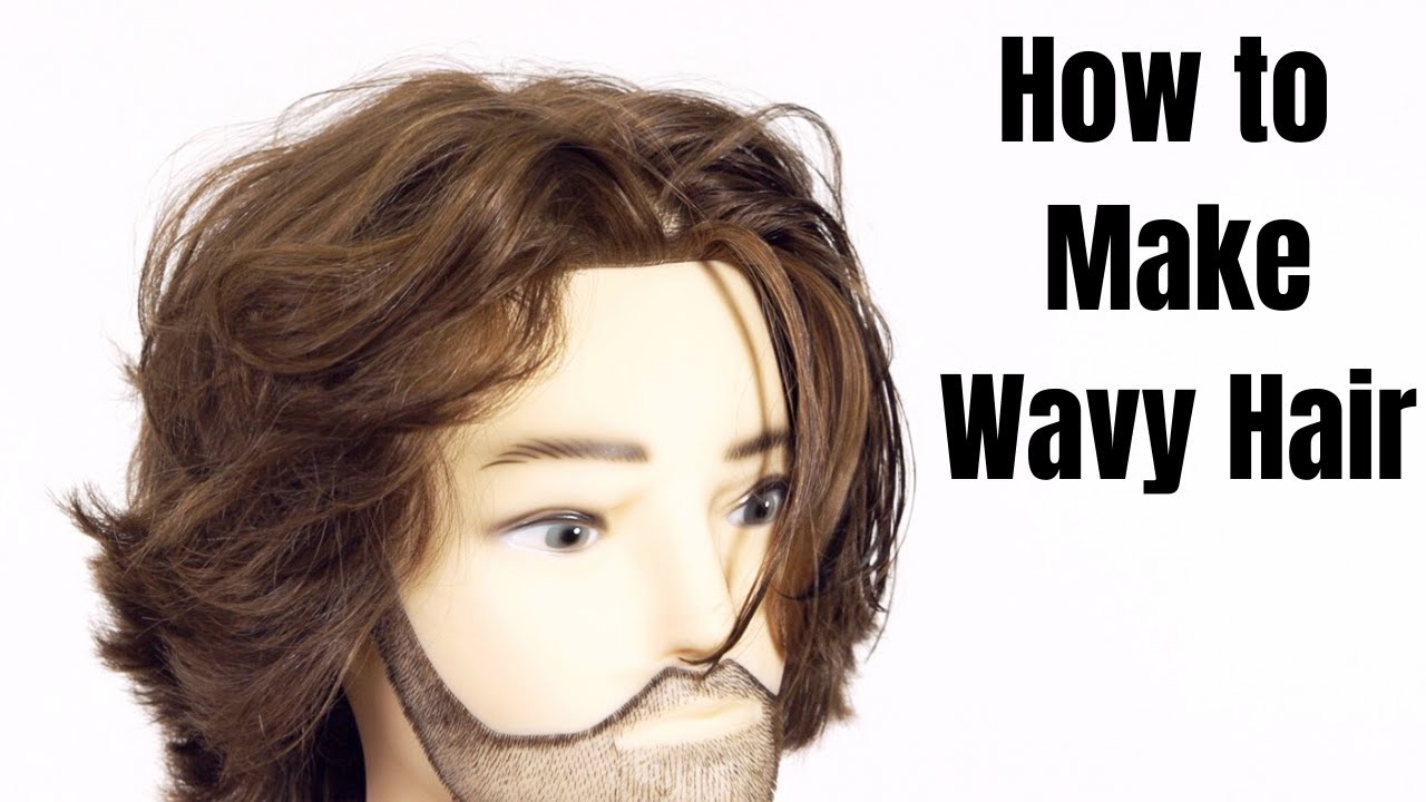 How to make Straight Hair Wavy - TheSalonGuy