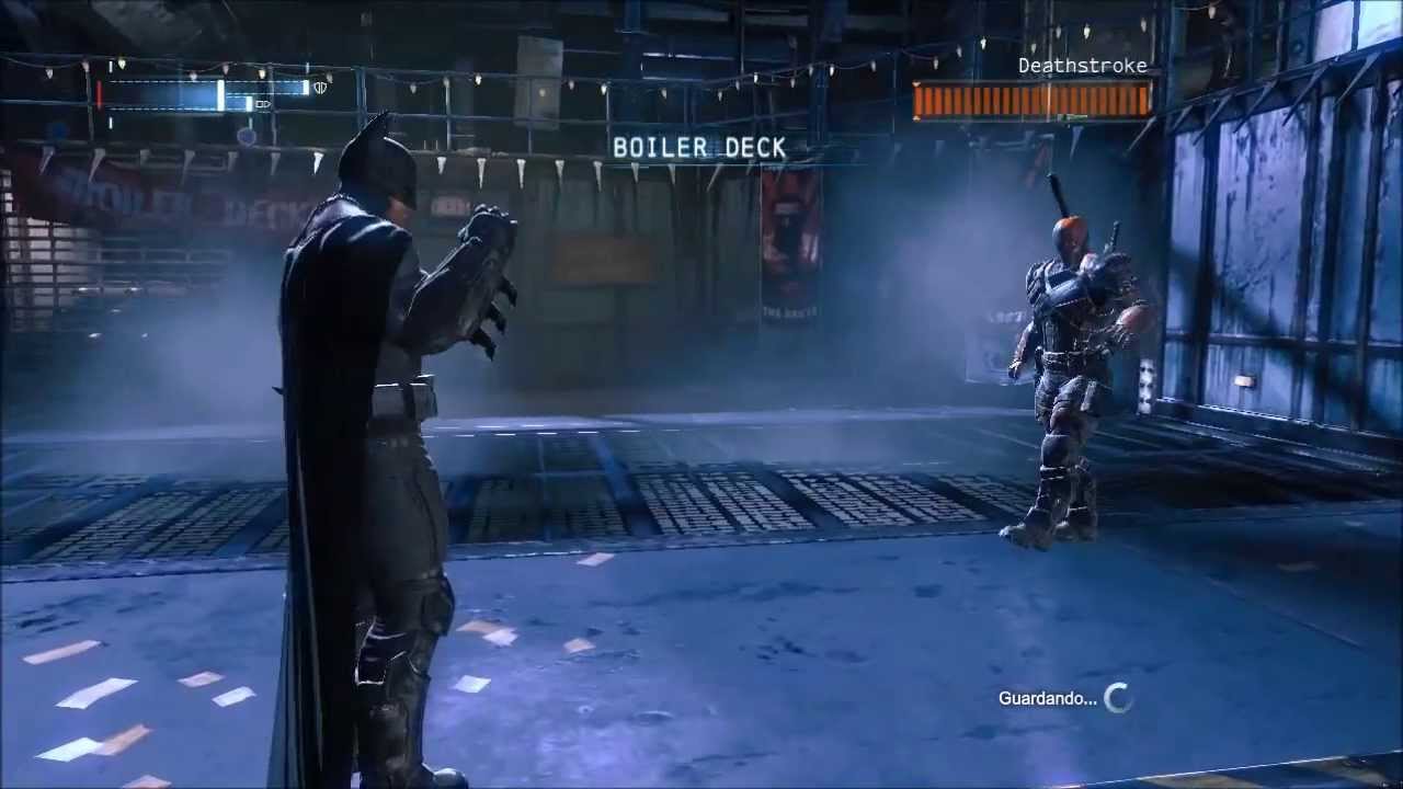 Batman Arkham Origins - Pelea contra Deathstroke - Español Latino HD