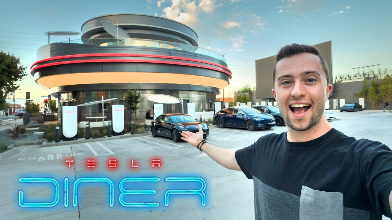 Wir besuchen das Tesla Diner in Hollywood!