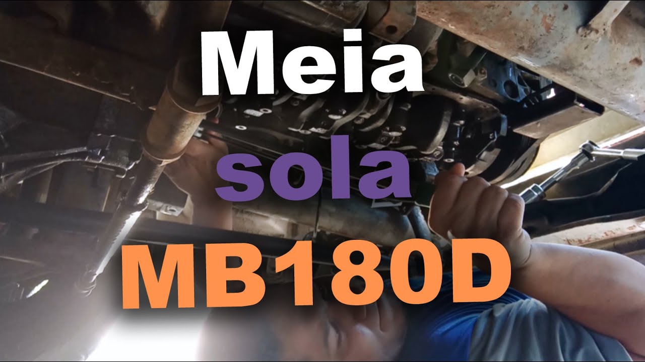 Trocando bronzinas e retentores de válvulas MB180D, motor OM616