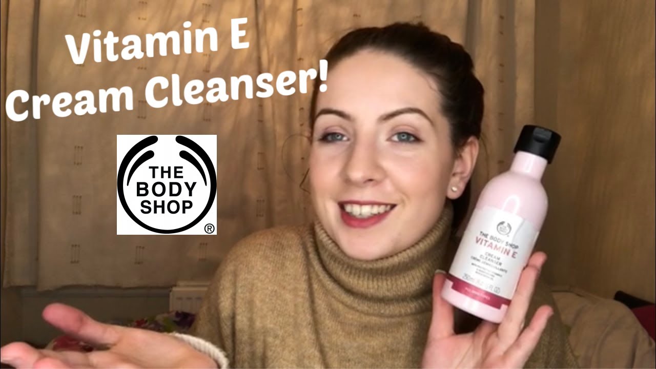 Vitamin E Cream Cleanser DEMO l The Body Shop l ALL SKIN TYPES!