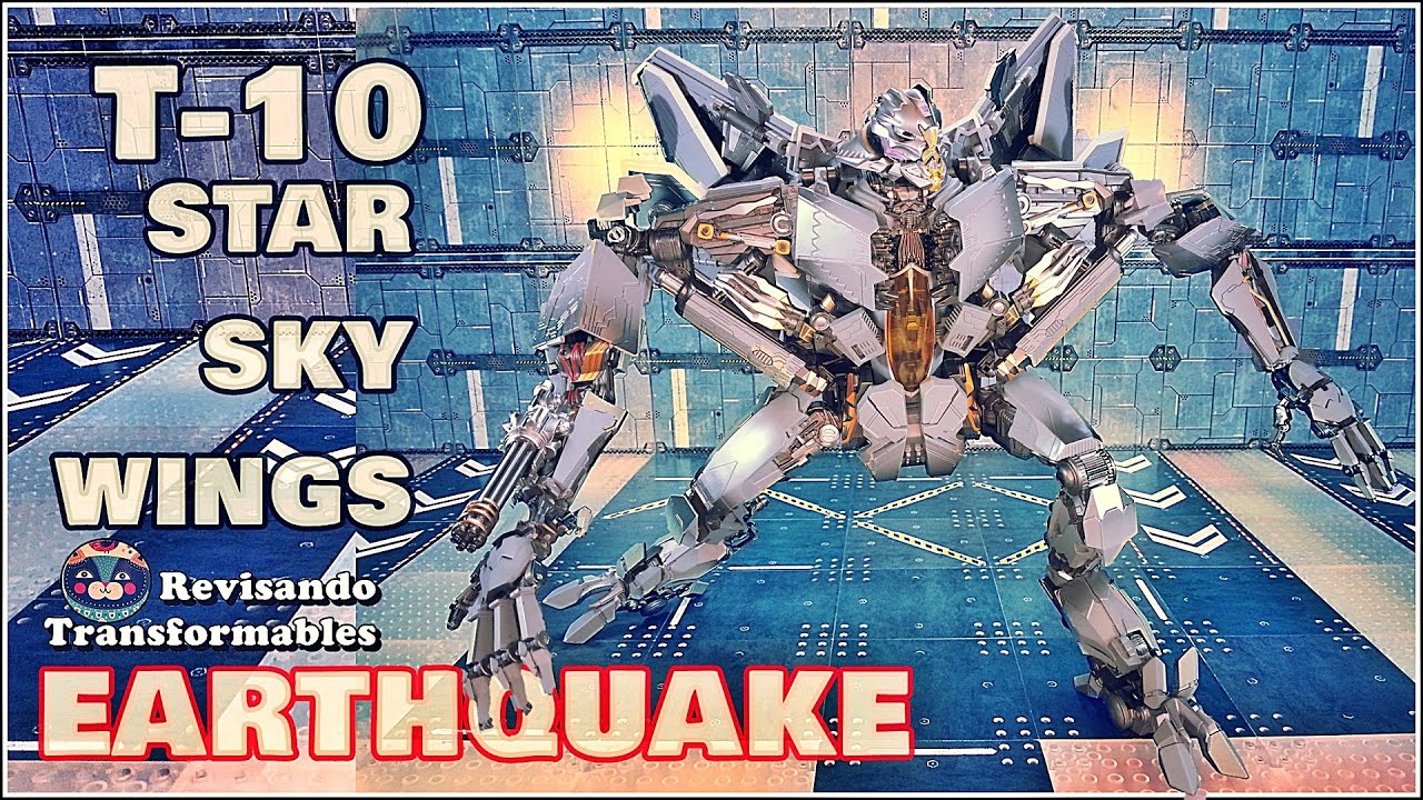 EARTHQUAKE T-10 Star Sky Wings KO Oversized Metal Deformation F-12 MPM10 Starscream